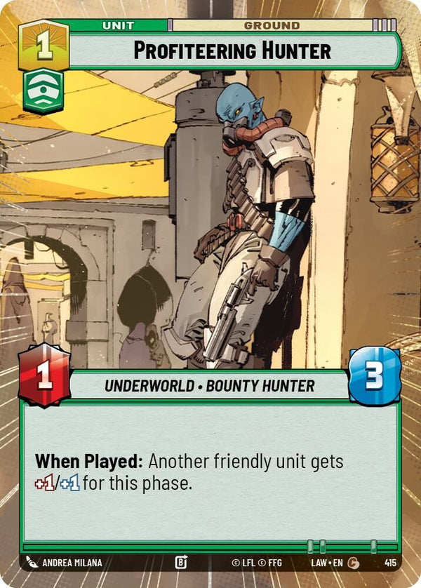 Profiteering Hunter (Hyperspace) - 415 - Common