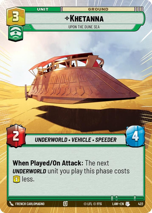 Khetanna - Upon the Dune Sea (Hyperspace) - 422 - Uncommon