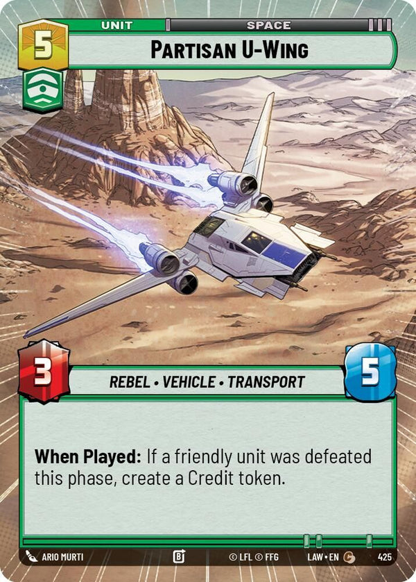Partisan U-Wing (Hyperspace) - 425 - Common