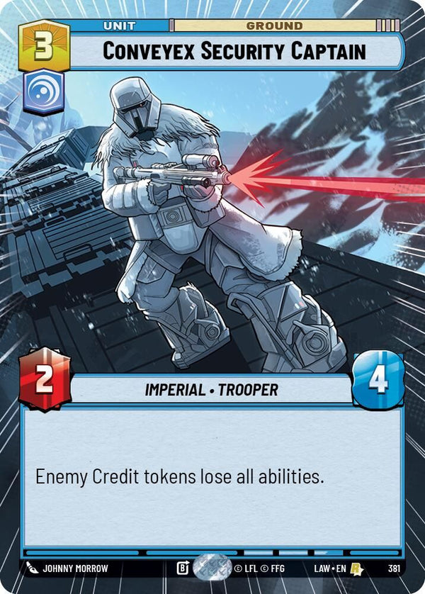 Conveyex Security Captain (Hyperspace) - 381 - Rare
