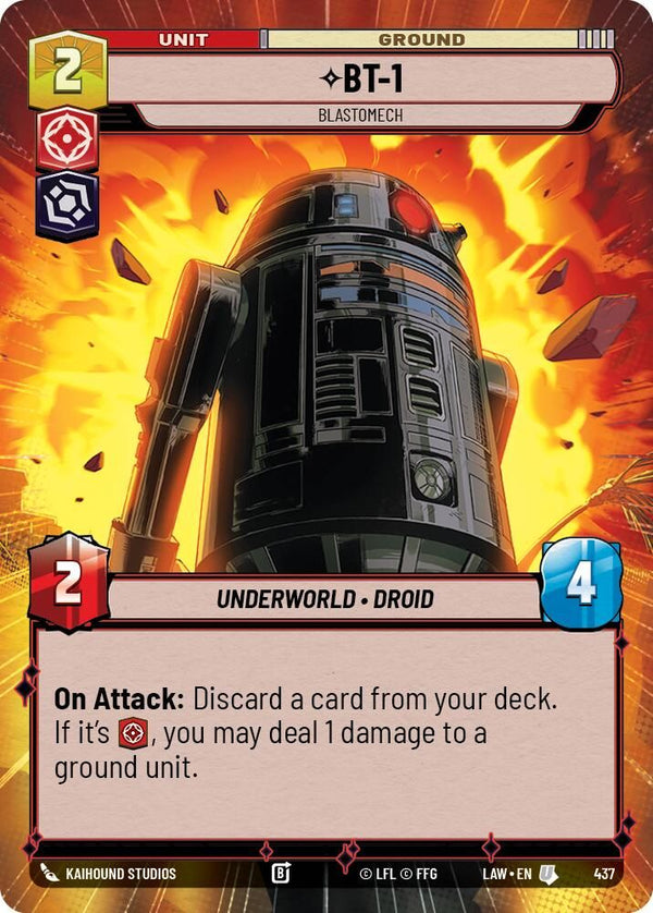 BT-1 - Blastomech (Hyperspace) - 437 - Uncommon
