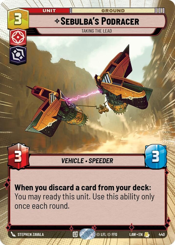 Sebulba's Podracer - Taking the Lead (Hyperspace) - 440 - Rare