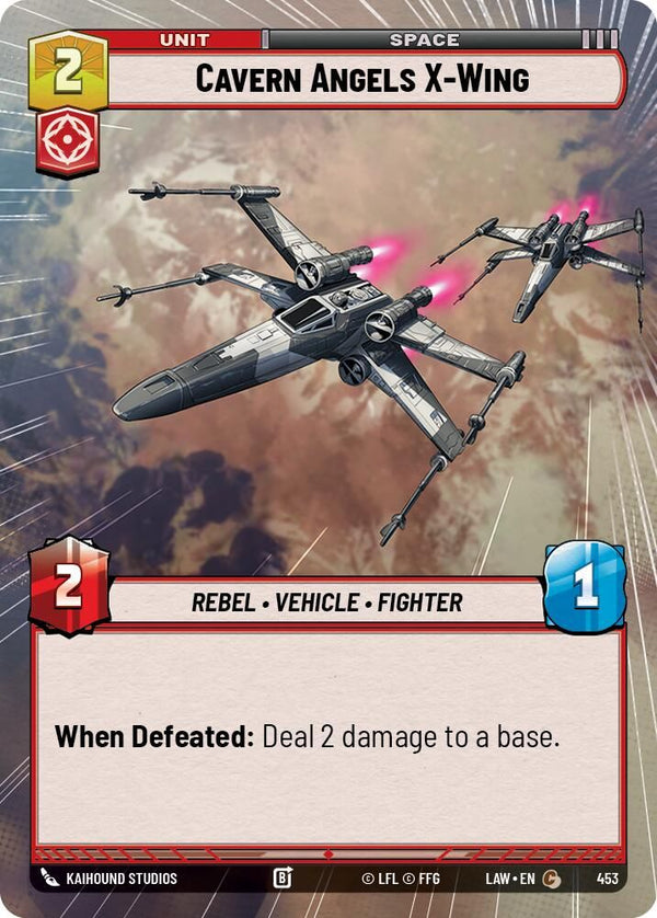 Cavern Angels X-Wing (Hyperspace) - 453 - Common