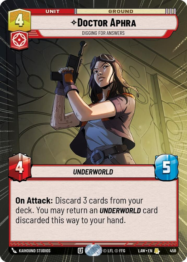 Doctor Aphra - Digging for Answers (Hyperspace) - 458 - Rare