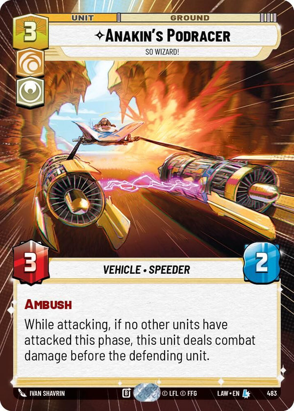 Anakin's Podracer - So Wizard! (Hyperspace) - 483 - Legendary