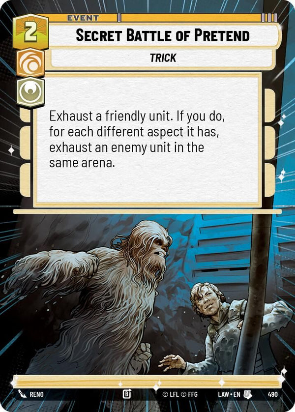 Secret Battle of Pretend (Hyperspace) - 490 - Uncommon