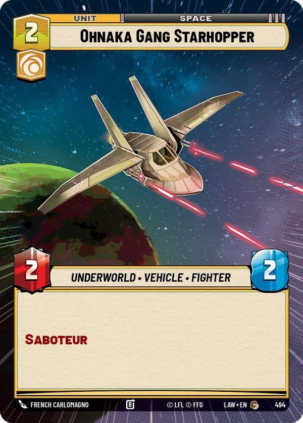 Ohnaka Gang Starhopper (Hyperspace) - 494 - Common