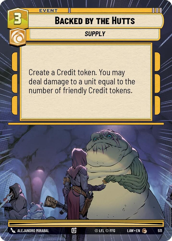 Backed by the Hutts (Hyperspace) - 511 - Common