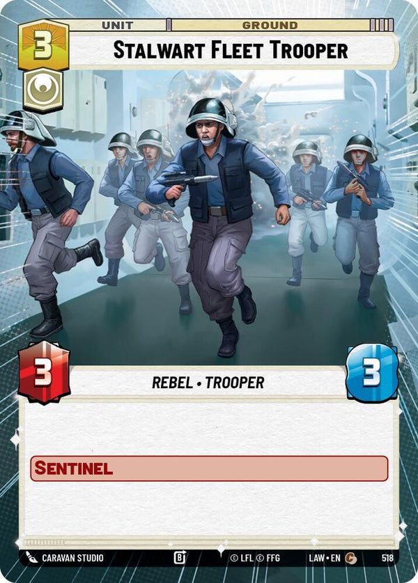 Stalwart Fleet Trooper (Hyperspace) - 518 - Common