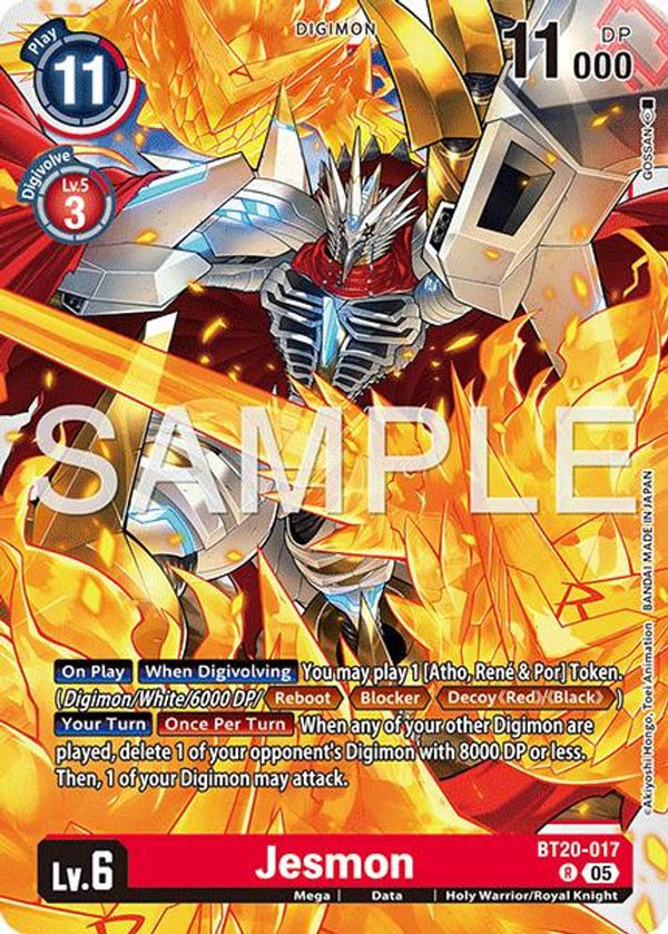 Jesmon (Block 5 Reprint) - BT20-017 - Rare