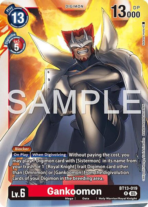 Gankoomon (Block 5 Reprint) - BT13-019 - Rare