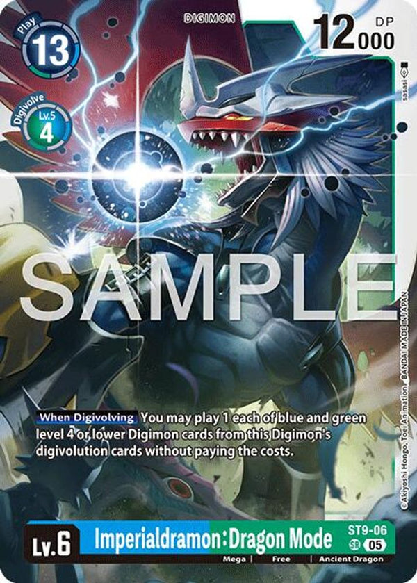 Imperialdramon: Dragon Mode - ST9-06 (Block 5 Reprint) - ST9-06 - Super Rare