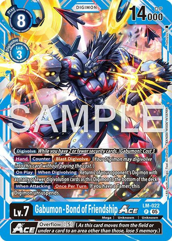 Gabumon - Bond of Friendship ACE (Block 5 Reprint) - LM-022 - Promo