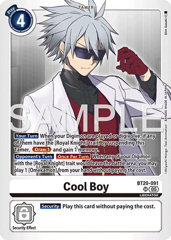 Cool Boy - BT20-091 (Block 5 Reprint) - BT20-091 - Super Rare