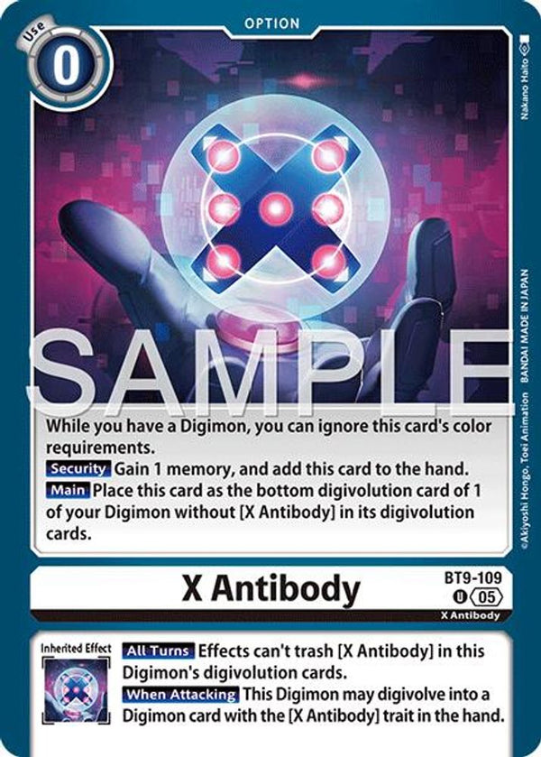 X Antibody (Block 5 Reprint) - BT9-109 - Uncommon