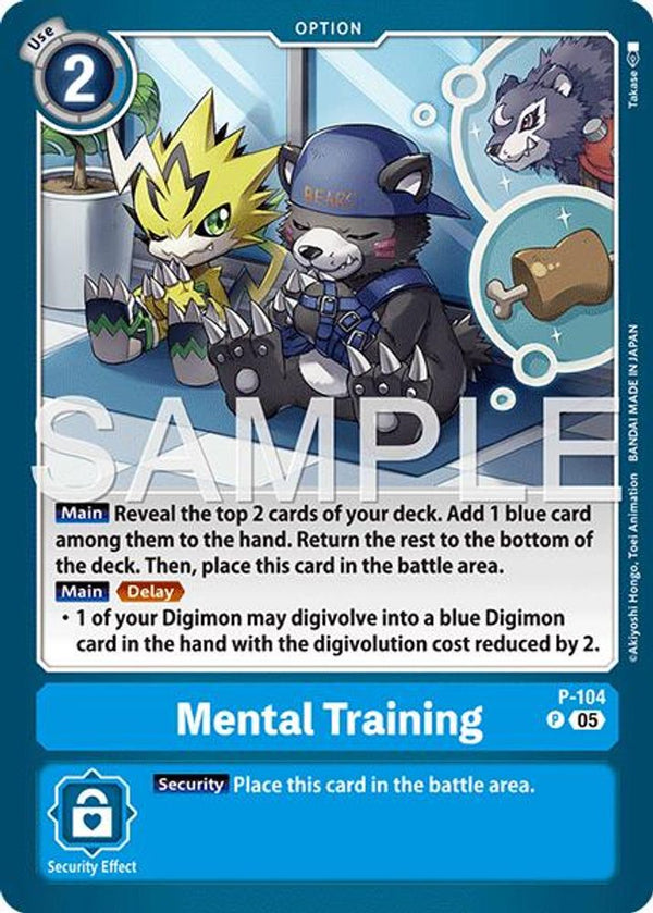 Mental Training (Block 5 Reprint) - P-104 - Promo