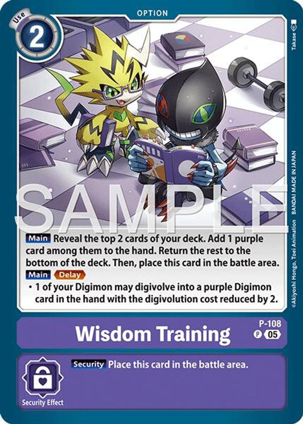 Wisdom Training (Block 5 Reprint) - P-108 - Promo