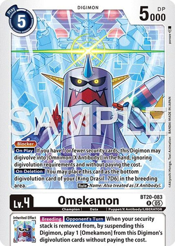 Omekamon - BT20-083 (Block 5 Reprint) - BT20-083 - Rare