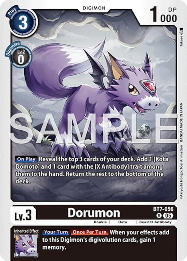 Dorumon (Block 5 Reprint) - BT7-056 - Rare