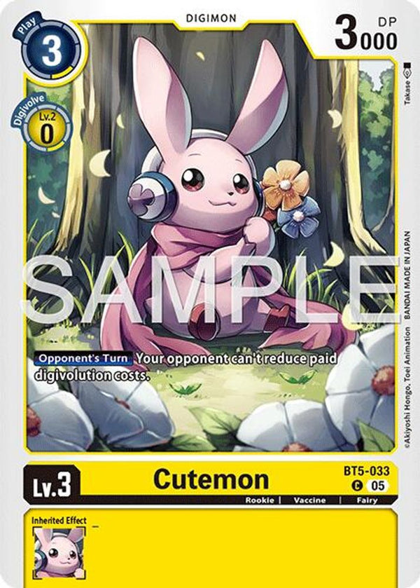 Cutemon (Block 5 Reprint) - BT5-033 - Common