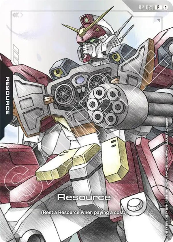 Resource (RP-029) (Premium Accessory Set - Mobile Suit Gundam Wing) - RP-029 - Promo