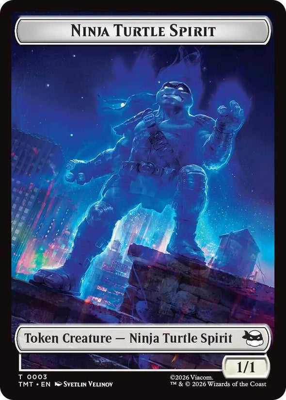 Mutant // Ninja Turtle Spirit Token (Foil) (TTMT)