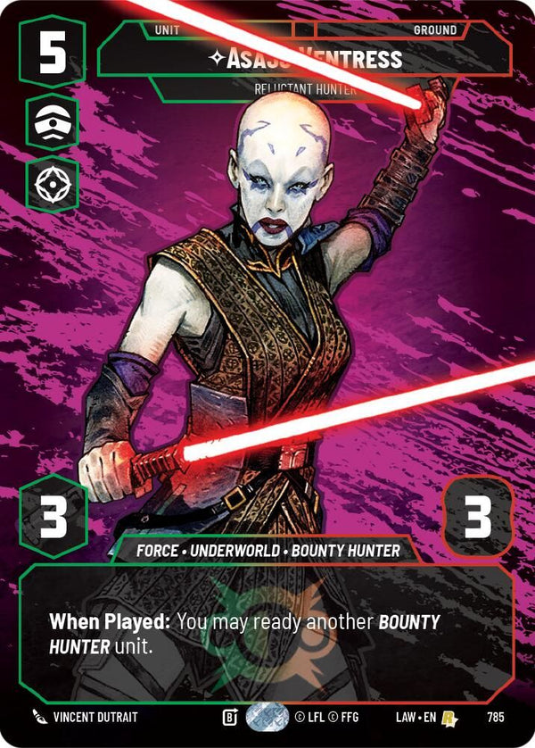 Asajj Ventress - Reluctant Hunter (Prestige) - 785 - Rare