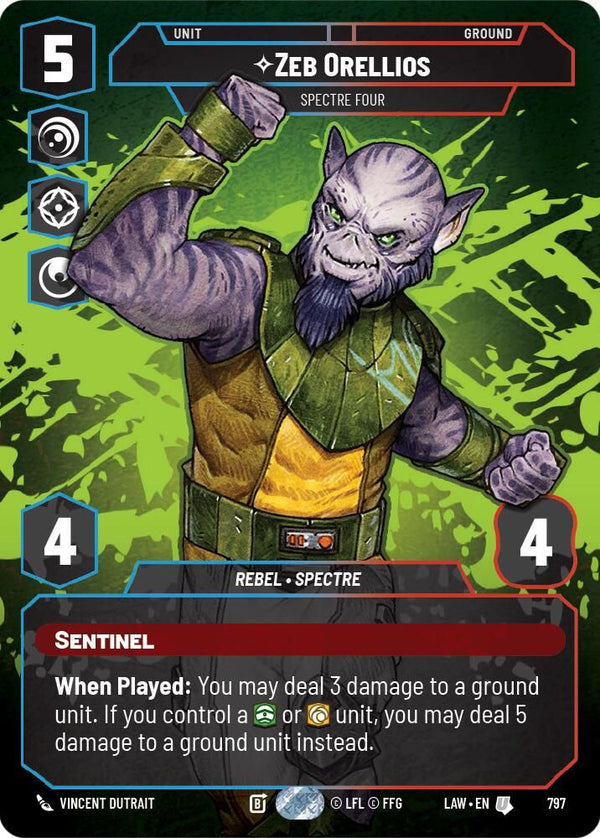 Zeb Orellios - Spectre Four (Prestige) - 797 - Uncommon