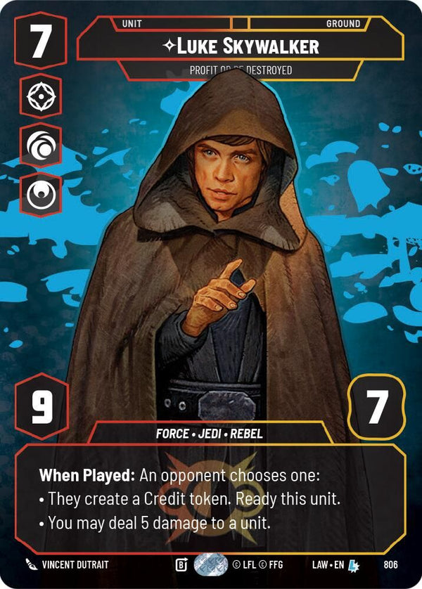 Luke Skywalker - Profit or Be Destroyed (Prestige) - 806 - Legendary