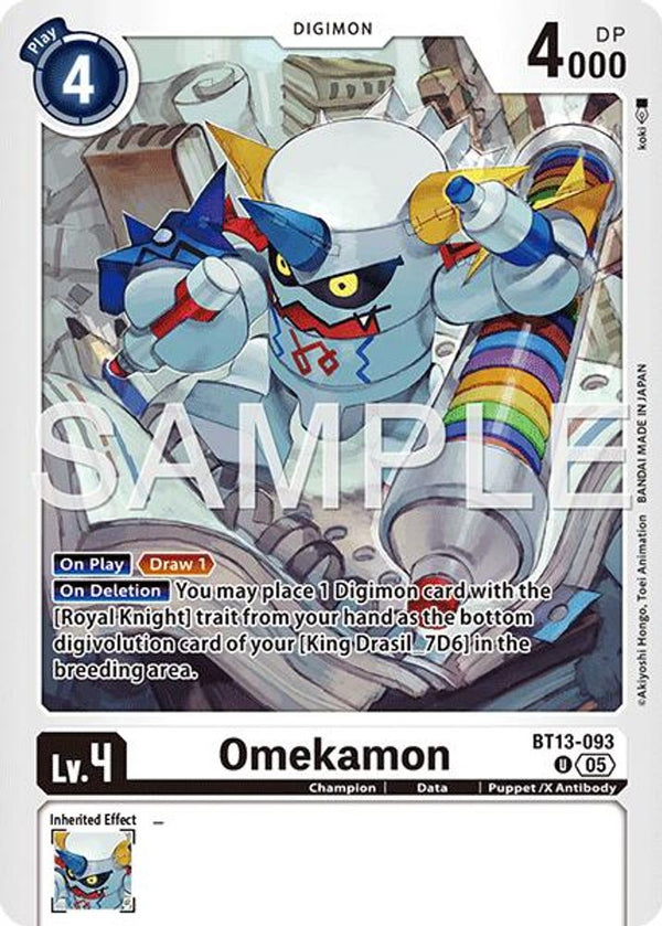 Omekamon - BT13-093 (Block 5 Reprint) - BT13-093 - Uncommon