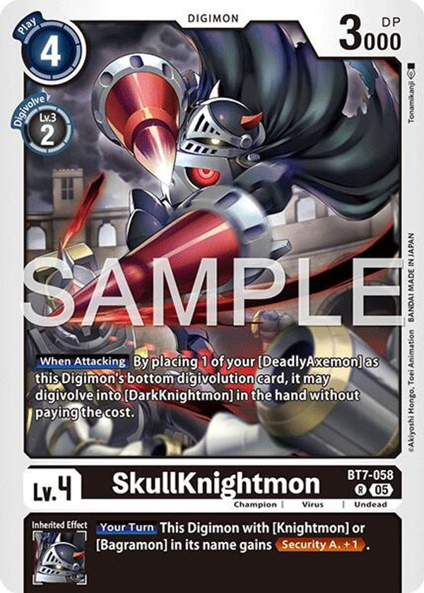 SkullKnightmon (Block 5 Reprint) - BT7-058 - Rare