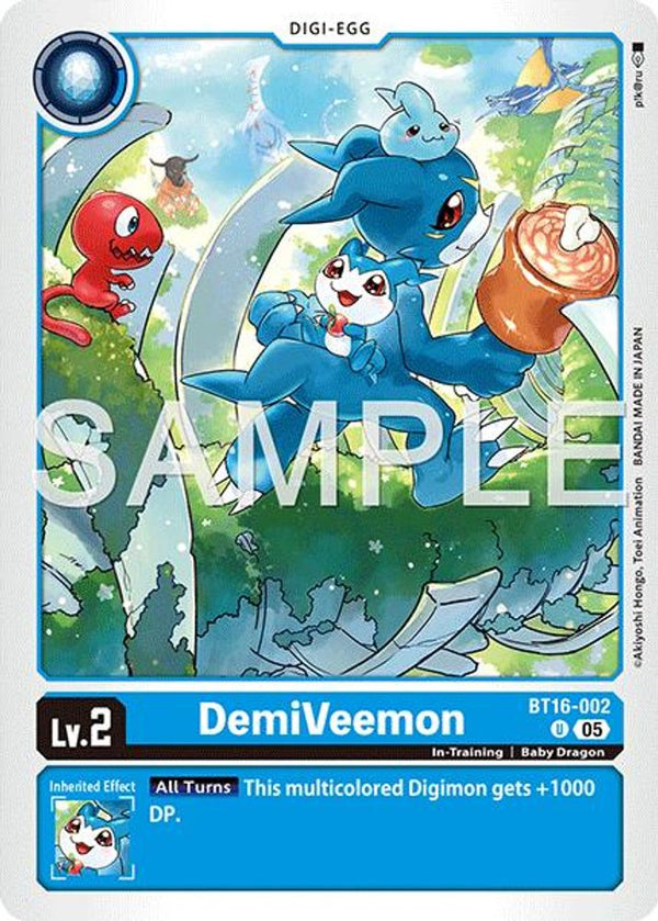 DemiVeemon - BT16-002 (Block 5 Reprint) - BT16-002 - Uncommon