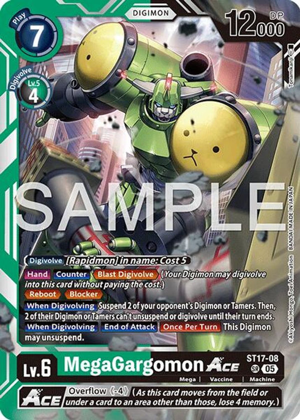 MegaGargomon ACE (Block 5 Reprint) - ST17-08 - Super Rare