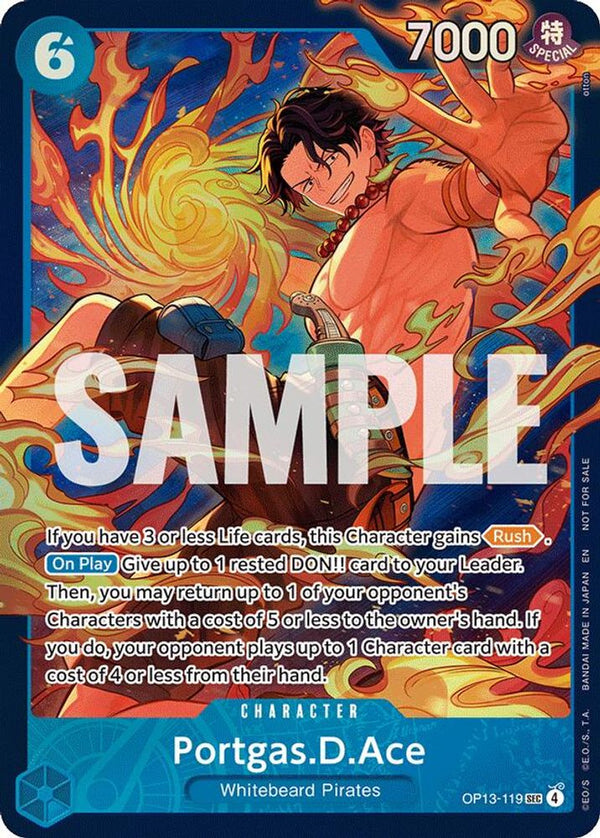 Portgas.D.Ace (119) (Treasure Cup 2026) (Store) - OP13-119 - Secret Rare