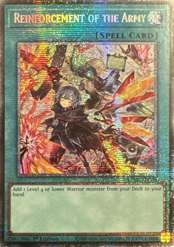 Reinforcement of the Army - L26D-ENS08 - Starlight Rare - 1st Edition