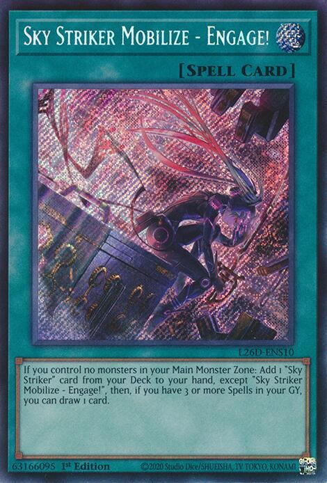 Sky Striker Mobilize - Engage! (Secret Rare) - L26D-ENS10 - Secret Rare - 1st Edition