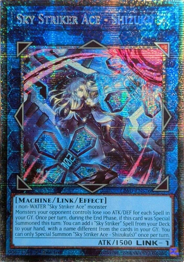 Sky Striker Ace - Shizuku - L26D-ENS26 - Starlight Rare - 1st Edition