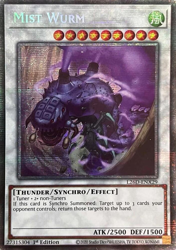 Mist Wurm - L26D-ENX29 - Starlight Rare - 1st Edition