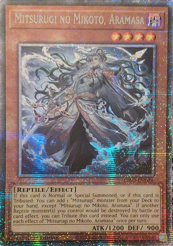 Mitsurugi no Mikoto, Aramasa - L26D-ENM06 - Starlight Rare - 1st Edition