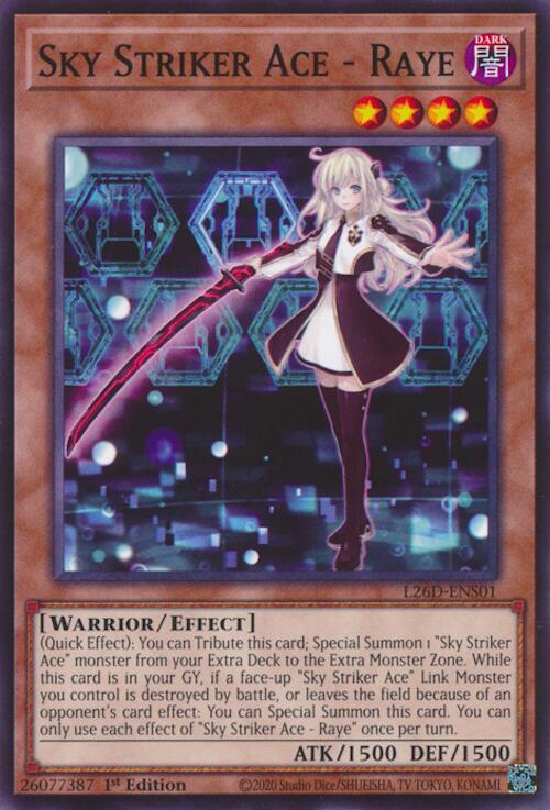 Sky Striker Ace - Raye - L26D-ENS01 - Common - 1st Edition