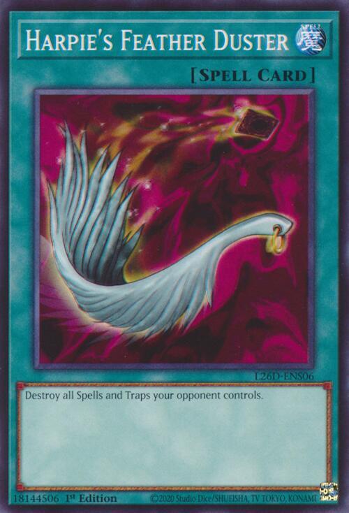 Harpie's Feather Duster - L26D-ENS06 - Common - 1st Edition