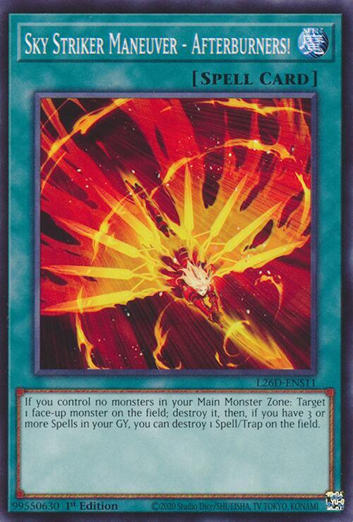 Sky Striker Maneuver - Afterburners! - L26D-ENS11 - Common - 1st Edition