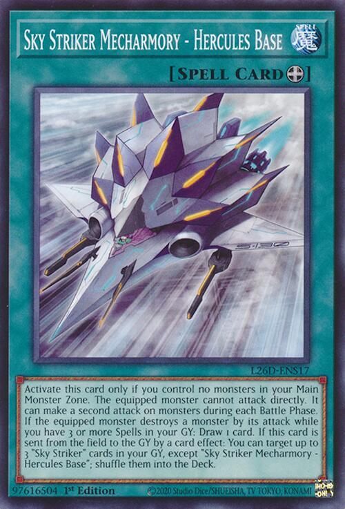 Sky Striker Mecharmory - Hercules Base - L26D-ENS17 - Common - 1st Edition