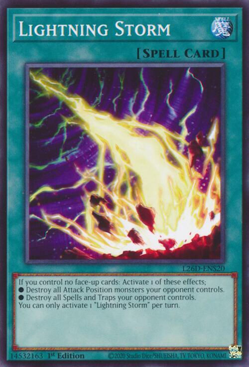 Lightning Storm - L26D-ENS20 - Common - 1st Edition