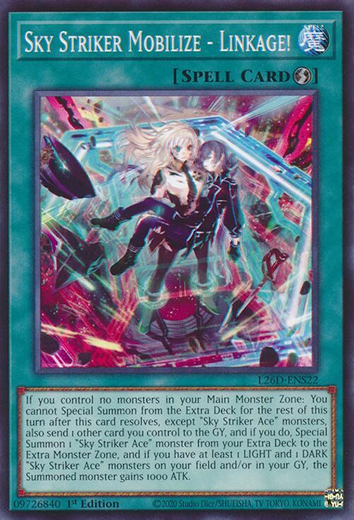 Sky Striker Mobilize - Linkage! - L26D-ENS22 - Common - 1st Edition