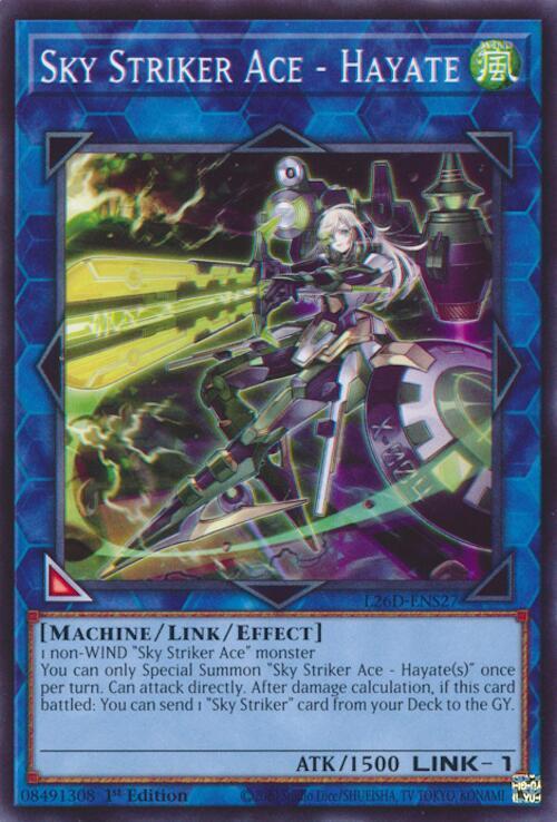Sky Striker Ace - Hayate - L26D-ENS27 - Common - 1st Edition