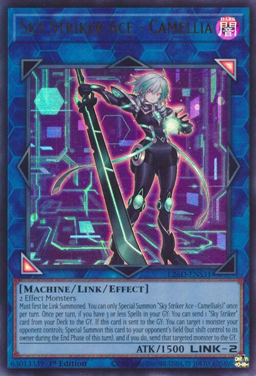 Sky Striker Ace - Camellia - L26D-ENS31 - Ultra Rare - 1st Edition