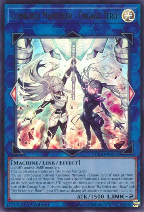 Combined Maneuver - Engage Zero! - L26D-ENS33 - Ultra Rare - 1st Edition