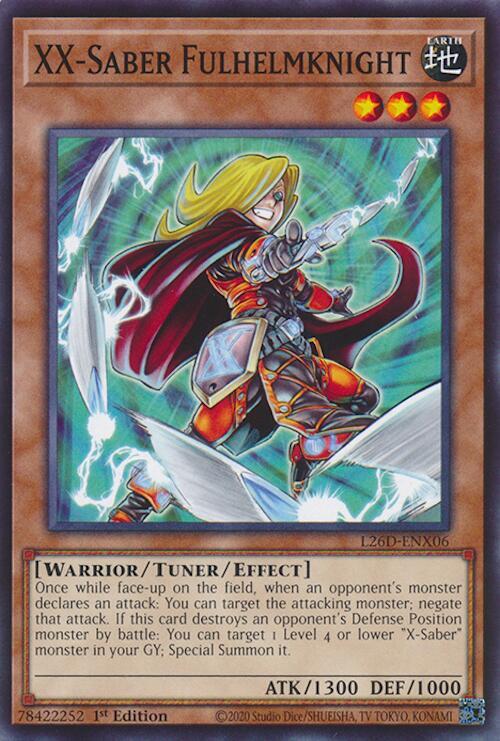 XX-Saber Fulhelmknight - L26D-ENX06 - Common - 1st Edition
