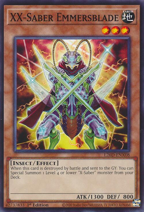 XX-Saber Emmersblade - L26D-ENX08 - Common - 1st Edition